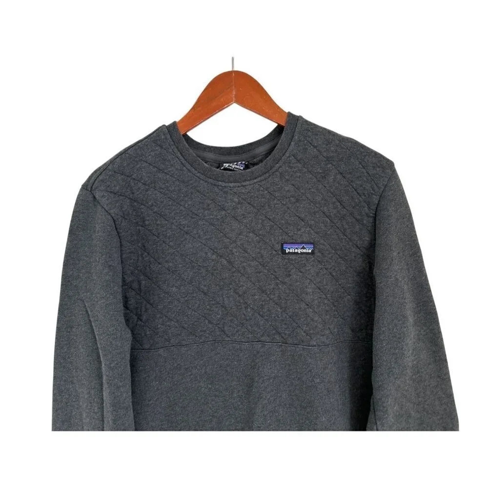 Patagonia Worn Wear Men's Organic Cotton Quilt Crewneck Sweatshirt